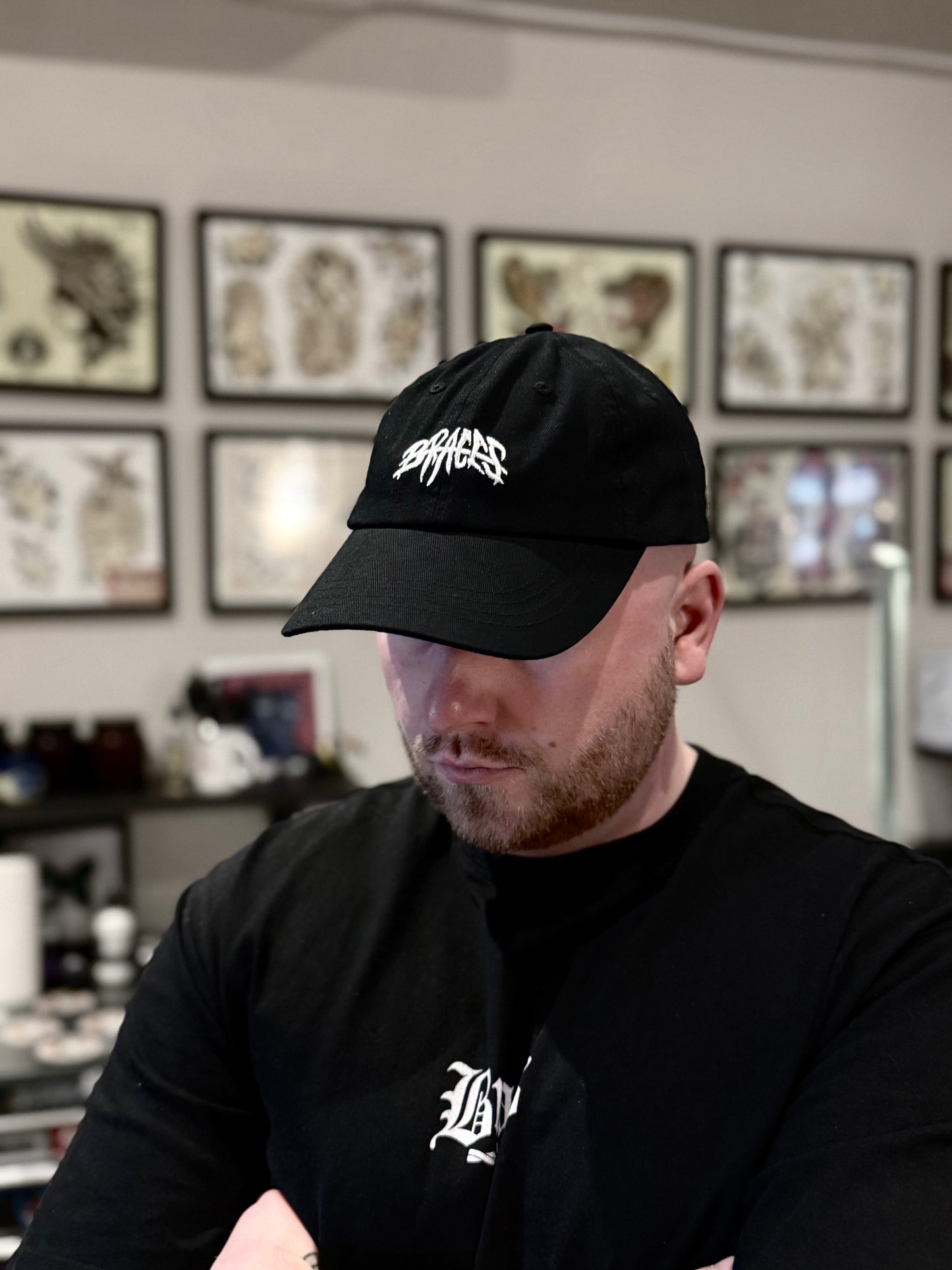 BRACES Logo dad cap